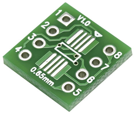 Kísérletező panel Epoxi (H x Sz) 12 mm x 12 mm 35 µm Raszterméret 2.54 mm TRU COMPONENTS SOP8 1 db