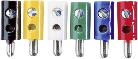 Mini banándugó 2,6mm piros 2. kép