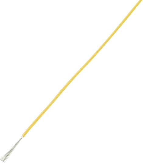 Litze huzal 0,14 Qmm 10 m sárga