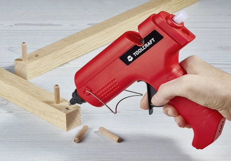 Vezeték nélküli melegragasztó pisztoly, 500 W, Toolcraft 9. kép