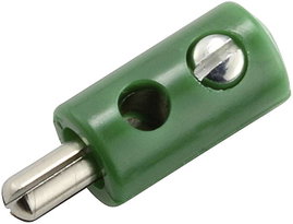 Mini banándugó 2,6 mm zöld