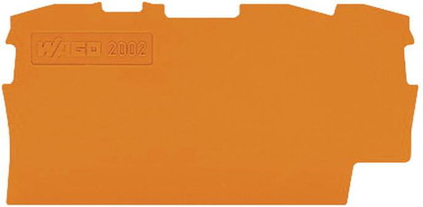 Sorkapocs oldalfal lezáró lemez Wago 2000-1392