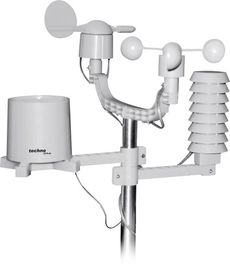 Vezeték nélküli időjárásjelző állomás, Techno Line Wettercenter WS1700 2. kép