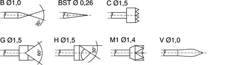 Beépíthető, szerelhető mérőhegy, mérőtüske, " V" sorozat PTR 1025/E-V-1.5N-AU-0.9 2. kép