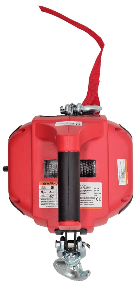 Kötélcsörlő Húzóerő (álló)=225 kg Berger & Schröter 31717 3. kép