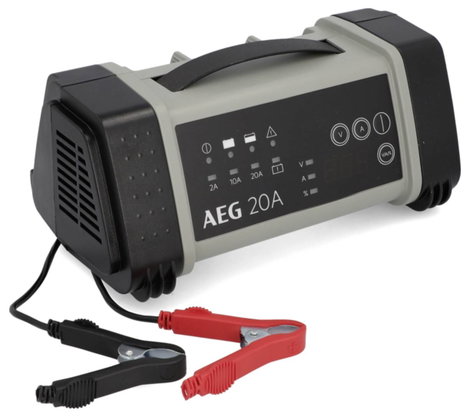 Automatikus autó akkutöltő 12V/24V 2A/10A/20A, AEG LT20 PS/Th. 97025 4. kép