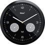 Mebus 52825 Rádiójel vezérlésű Falióra 260 mm x 42 mm Fekete bélyegkép
