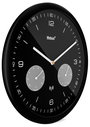Mebus 52825 Rádiójel vezérlésű Falióra 260 mm x 42 mm Fekete 2. bélyegkép