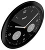 Mebus 52825 Rádiójel vezérlésű Falióra 260 mm x 42 mm Fekete 3. bélyegkép