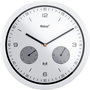 Mebus 52826 Rádiójel vezérlésű Falióra 260 mm x 42 mm Fehér bélyegkép