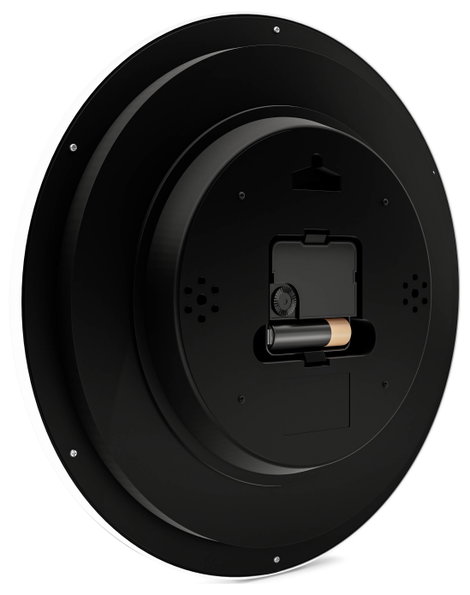Mebus 52826 Rádiójel vezérlésű Falióra 260 mm x 42 mm Fehér 5. kép