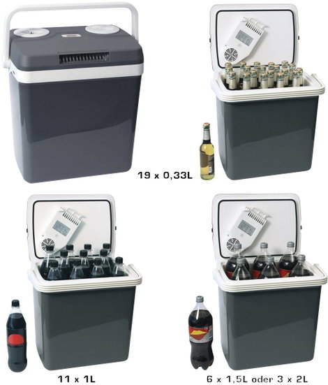 Hűtőláda 25 l, szürke, 12 V, 230 V, DINO 11. kép