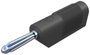 SKS Hirschmann banándugó, csavaros, Ø 4 mm, 30 A, fekete, 930729100 bélyegkép