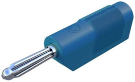 SKS Hirschmann banándugó, csavaros, Ø 4 mm, 30 A, kék, 930729102
