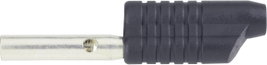 Schnepp nagyáramú banándugó, 30 A, S 4041 S, Ø 4 mm, fekete