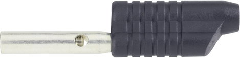 Schnepp nagyáramú banándugó, 30 A, S 4041 S, Ø 4 mm, fekete