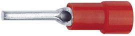 Krimpelhető stift kábelsaru 0,5 - 1 mm², Ø 1,9 mm, hossz: 10 mm, piros, Klauke 705