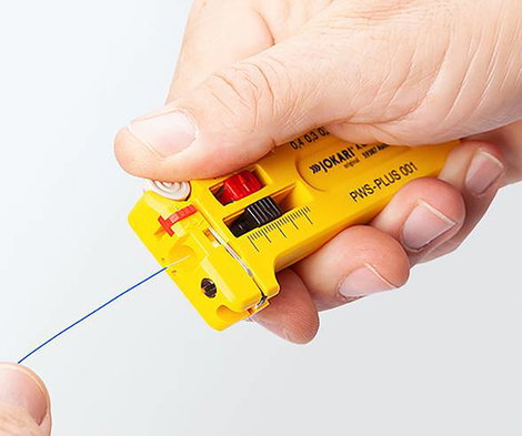 Jokari PWS-PLUS 001 40024 Vékony PVC vezeték és huzal csupaszoló, blankoló 0.12/0.40 mm 4. kép