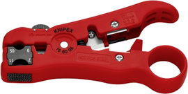 Koax kábel csupaszoló, blankoló RG59, RG6, RG7, RG11 Knipex 16 60 06 SB