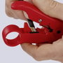Koax kábel csupaszoló, blankoló RG59, RG6, RG7, RG11 Knipex 16 60 06 SB 5. bélyegkép