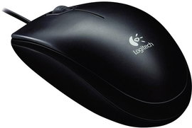 Vezetékes USB-s optikai egér, Logitech B100 910-003357