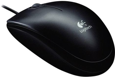 Vezetékes USB-s optikai egér, Logitech B100 910-003357