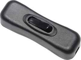 Zsinórkapcsoló, mini, fekete, Tru Components 1570627