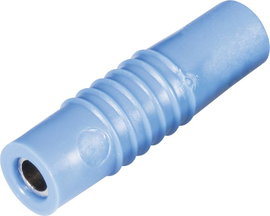 Schnepp forrasztós lengő banánhüvely, egyenes, Ø 4 mm, kék, KP 4000 L