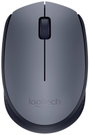 Vezeték nélküli USB-s optikai egér, lapos kivitelű szürke fekete színű Logitech M170 910-004642 bélyegkép