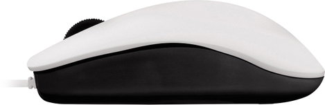 Vezetékes USB-s optikai egér, lapos kivitelű, szürke fehér színben CHERRY MC 1000 3. kép