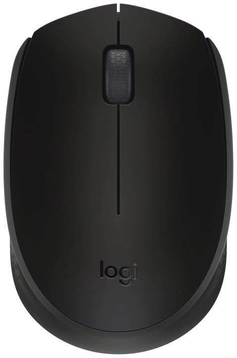Vezeték nélküli USB-s optikai egér, lapos kivitelű szürke fekete színű Logitech M171 910-004424