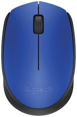 Vezeték nélküli USB-s optikai egér, lapos kivitelű kék színű Logitech M171 910-004640