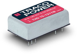 DC/DC váltó 1x 48 V/DC 5,1 V/DC 3 A 15 W nyák, TracoPower THD 15-4811N