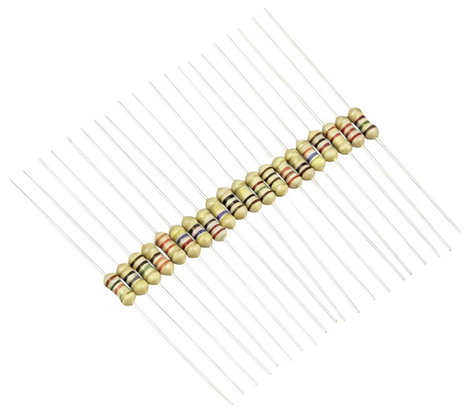 Szénréteg ellenállás készlet, 390 db, Tru Components 2. kép