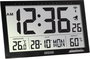 Rádiójel vezérelt digitális falióra 370 x 230 x 30 mm fekete Eurochron EFWU Jumbo 100 3. bélyegkép