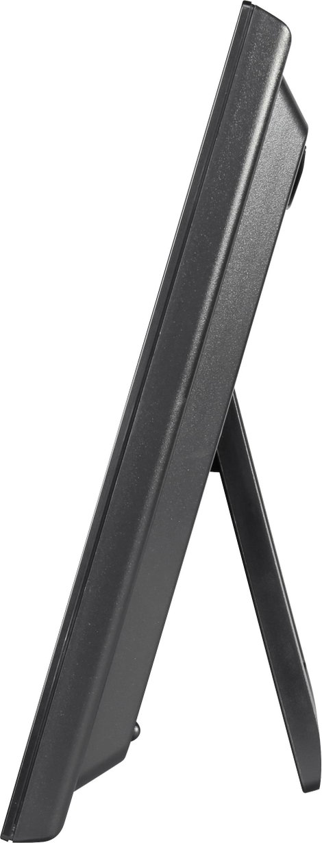 Rádiójel vezérelt digitális falióra 370 x 230 x 30 mm fekete Eurochron EFWU Jumbo 100 4. kép