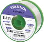 Ólommentes forrasztóón 2% 1 mm SN99,3CU0,7 CD 250 g Stannol S321 bélyegkép