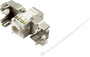 RJ45 csatlakozó aljzat, CAT6, egyenes, fém, TRU COMPONENTS 1515270 2. bélyegkép