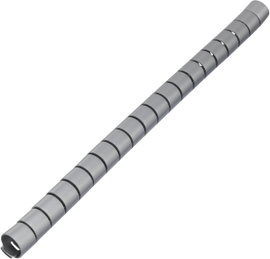 Spirál kábelvédő 8 mm, ezüst, TRU COMPONENTS TC-KL8SLZ-100M203 méteráru