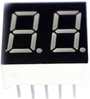 7 szegmenses kijelző, zöld, 13,2 mm 2,1 V, számjegy: 2, TRU COMPONENTS bélyegkép
