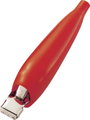 Krokodilcsipesz, piros, csíptetési tartomány max. 4 mm, hossz: 68 mm, TRU COMPONENTS TC-ACR4RD203 bélyegkép