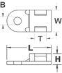 Kábelrögzítő, csavaros, fehér, TRU COMPONENTS 1593053 TC-HC0L203 2. bélyegkép