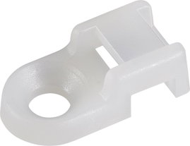 Kábelrögzítő, csavaros, fehér, TRU COMPONENTS 1593054 TC-HC0R203