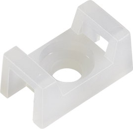 Kábelrögzítő, csavaros, fehér, TRU COMPONENTS 1593056 TC-HC1S203