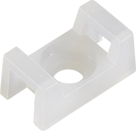 Kábelrögzítő, csavaros, fehér, TRU COMPONENTS 1593056 TC-HC1S203