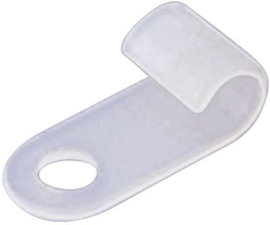 Kábelrögzítő bilincs, csavaros, natúr, TRU COMPONENTS 1593077 TC-KUC5203