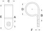 Kábelrögzítő bilincs, csavaros, fehér, TRU COMPONENTS 1593067 TC-UC4203 2. bélyegkép