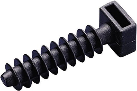 Kábelrögzítő lamellás talppal, fekete, TRU COMPONENTS 1593020 TC-CHR5203
