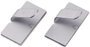 Öntapadós kábelrögzítő, ezüst, TRU COMPONENTS 1593025 TC-MWCR25203 bélyegkép