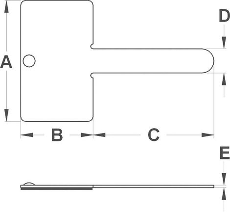 Öntapadós kábelrögzítő, ezüst, TRU COMPONENTS 1593025 TC-MWCR25203 2. kép